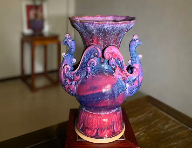钧瓷《凤来仪》